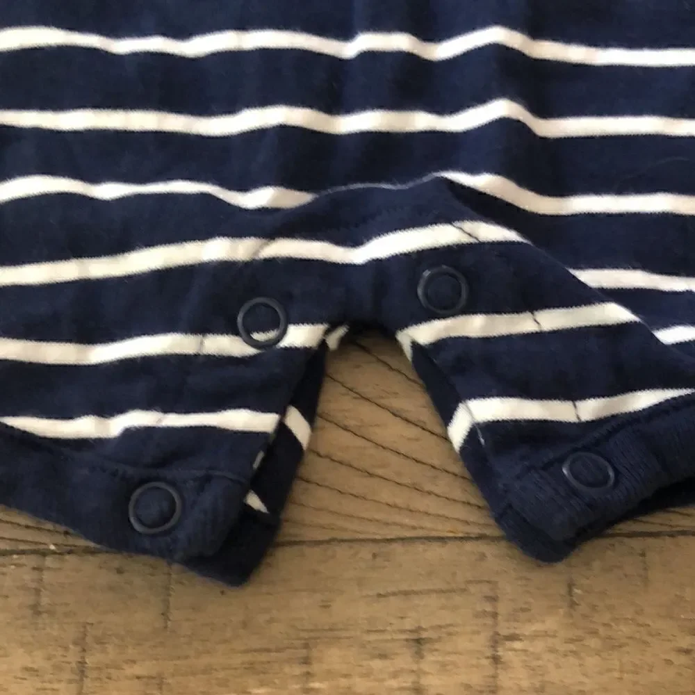 Captain 👩‍✈️ 👩‍✈️ Adorable! Carters Onesie Snap Bottom for Easy In and Out.